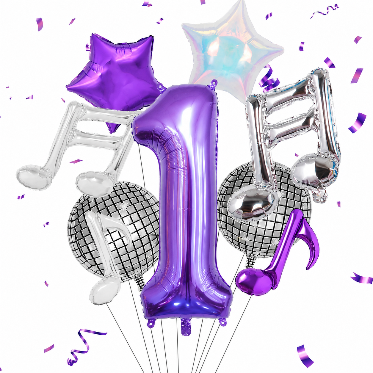 Ballon anniversaire | Thème Musique | 9 pièces
