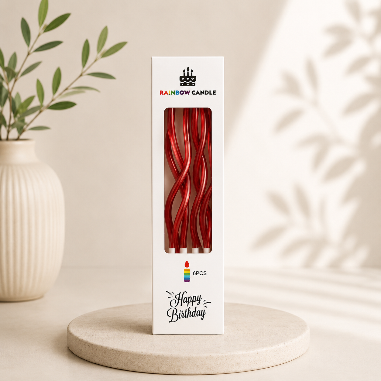 Bougies anniversaire | Spirale Élégante