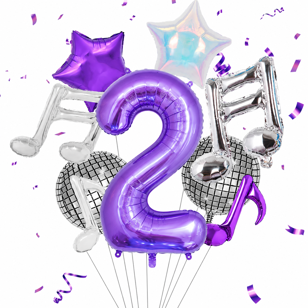 Ballon anniversaire | Thème Musique | 9 pièces