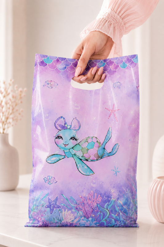 Sac cadeau anniversaire | Sirène Aquatique | lot de 20