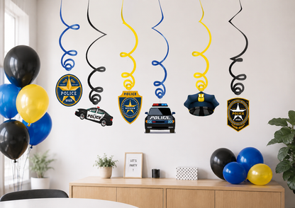 Guirlande en papier | Thème Police Anniversaire