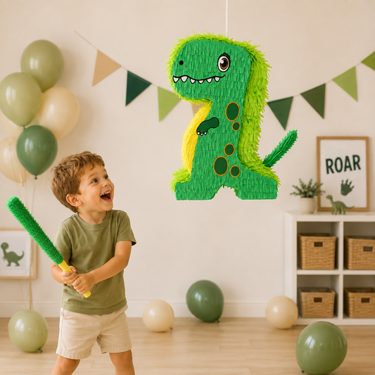 Pinata | Dinosaure vert