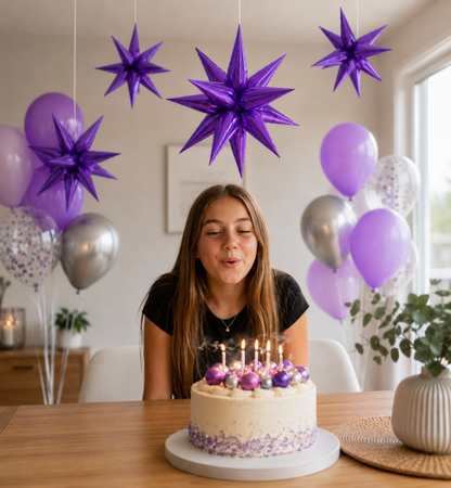 Ballon pour anniversaire | Étoile 26 pouces | lot de 2