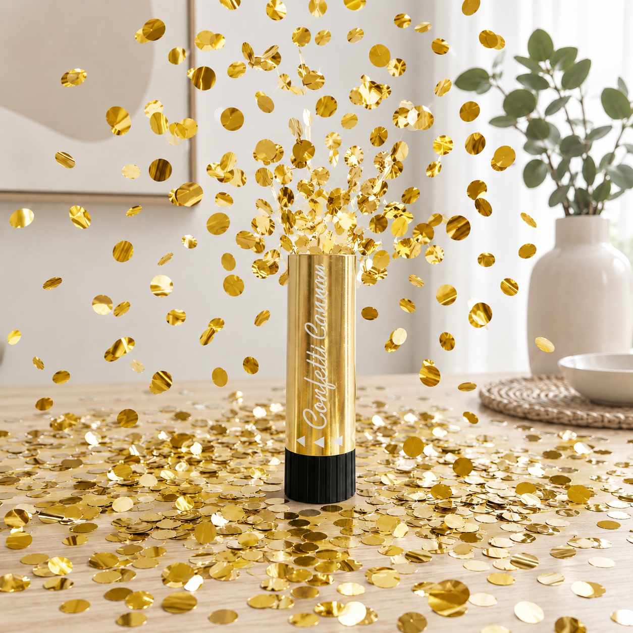 Confetti Cannon Small Confetti Poppers Cannon for Weddings Birthdays Graduations Baby Showers Parties Fun Party Decorations