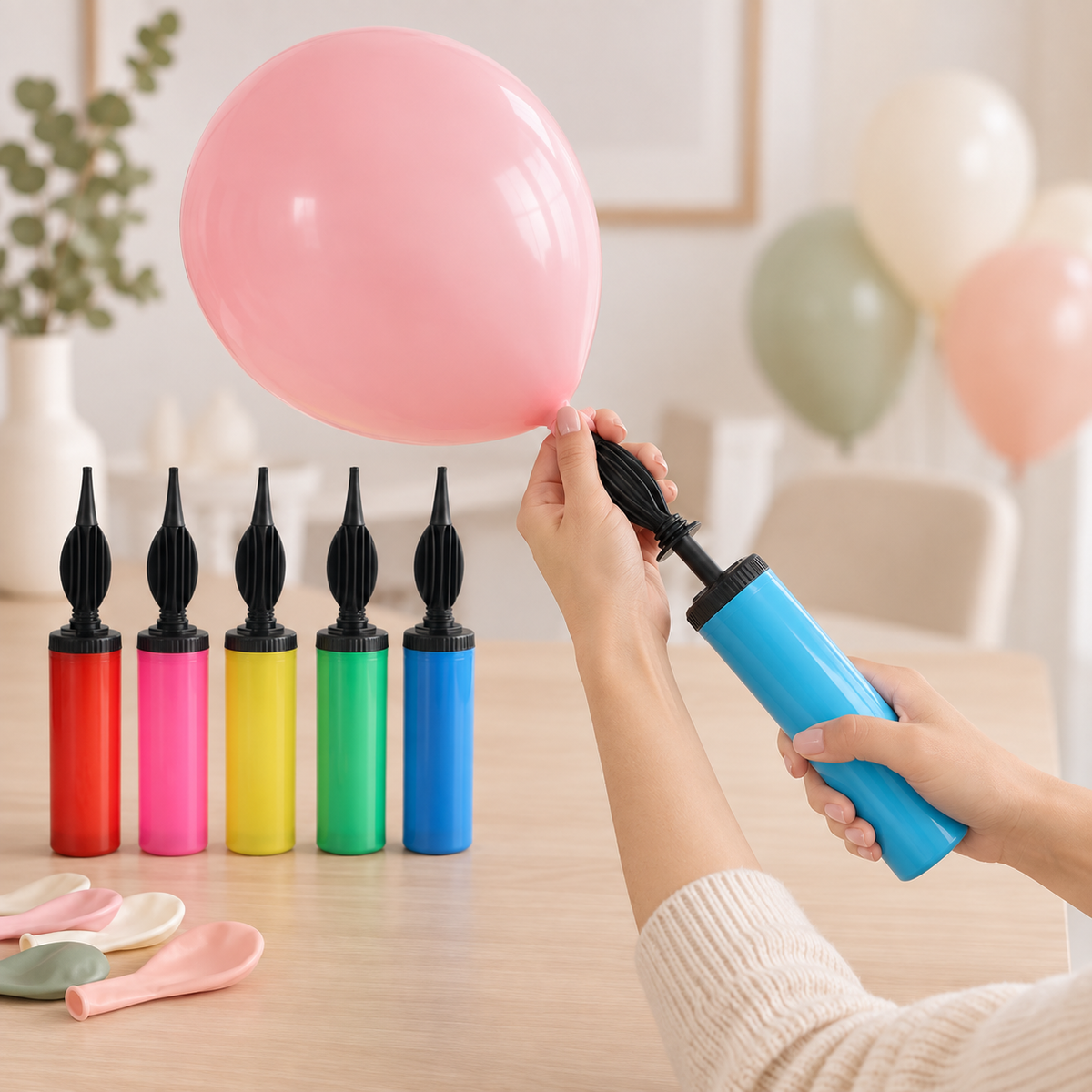 Pompe à Ballons Manuelle | 25 cm