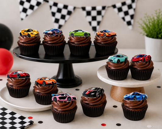 Cake topper anniversaire | Automobile