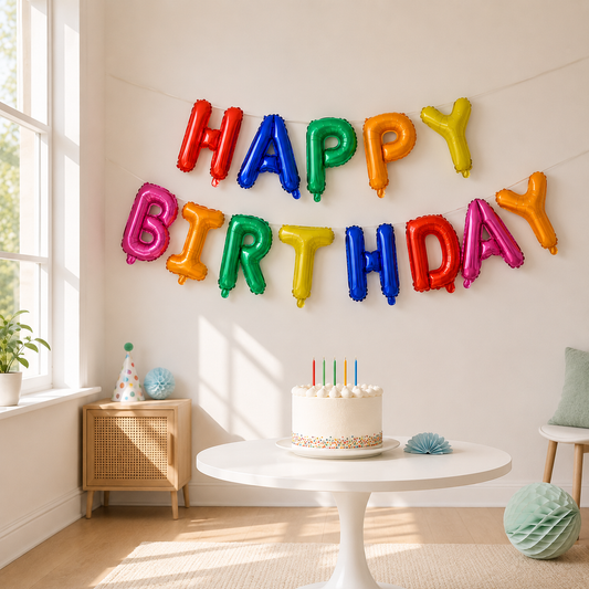 Banderol joyeux anniversaire | Ballons Lettres