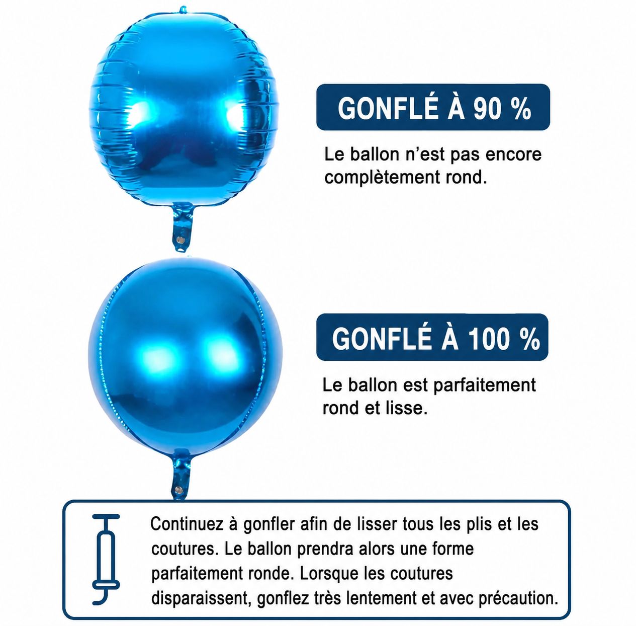 Ballon helium 4D | Spectaculaire