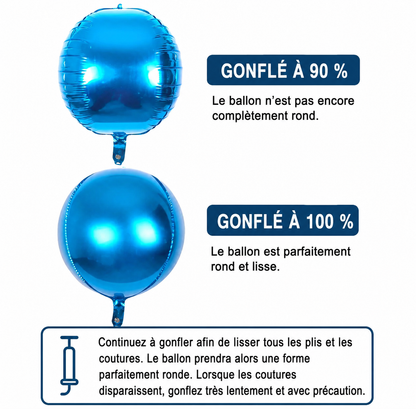 Ballon helium 4D | Spectaculaire