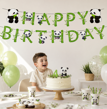 Decoration suspendu panda | 6 spirales