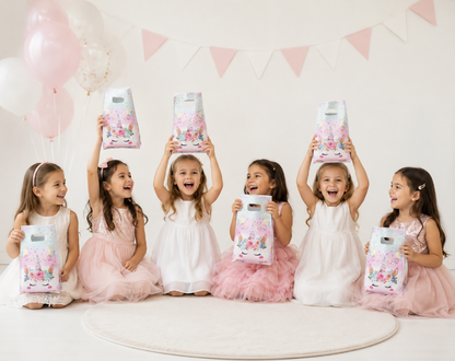 Sac cadeau anniversaire licorne | Lot de 10,20,50