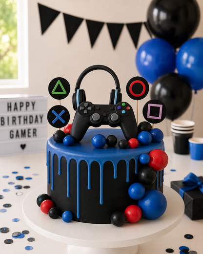 Topper cake | Gaming 30 Pièces