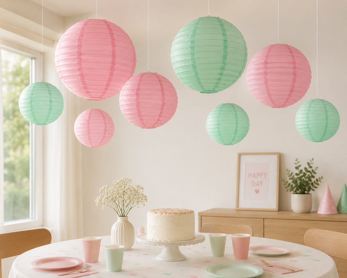 Lanterne en papier | Multicolore Décorative