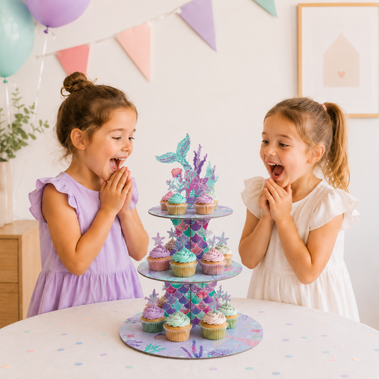 Presentoir cupcake | Thème Sirène