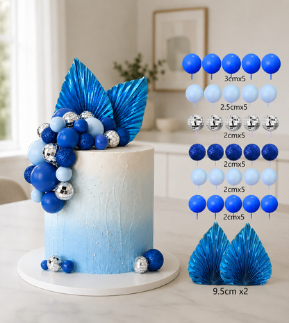 Cake toppers | Ensemble Coloré 32 Pièces