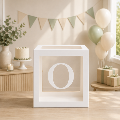 Boîtes à Cadeau ONE | 3 Boîtes Transparentes | 27 cm