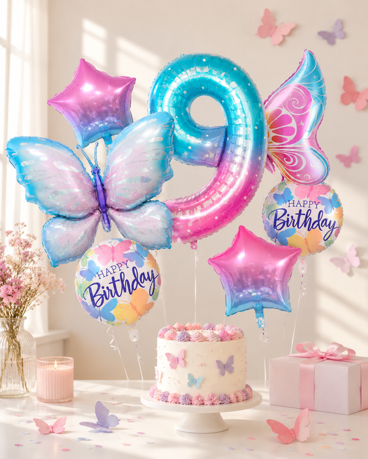 Ballon pour anniversaire | Papillon Magique
