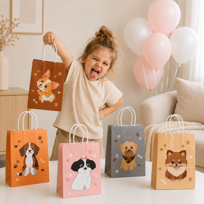 Sac Cadeau Anniversaire Chien | Lots de 10, 20 ou 30 Pièces