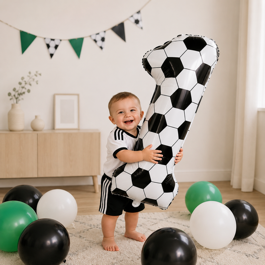 Ballon Chiffre Anniversaire Football | 40 Pouces