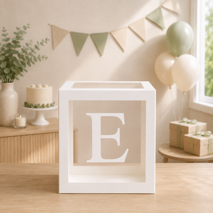 Boîtes à Cadeau ONE | 3 Boîtes Transparentes | 27 cm