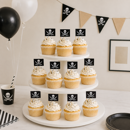 Cake Topper Pirate | Décorations Cupcakes