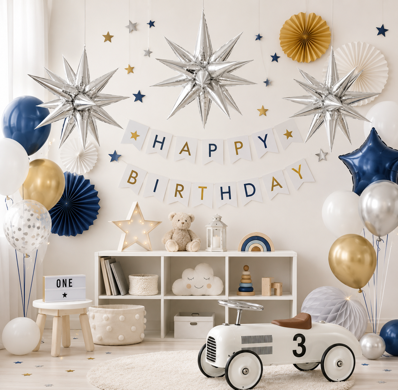 Ballon pour anniversaire | Étoile 26 pouces | lot de 2