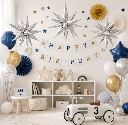 Ballon pour anniversaire | Étoile 26 pouces | lot de 2