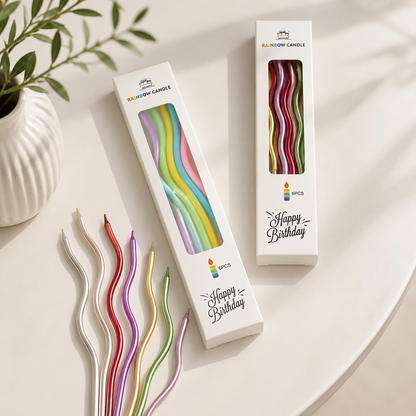 Bougies anniversaire | Spirale Élégante