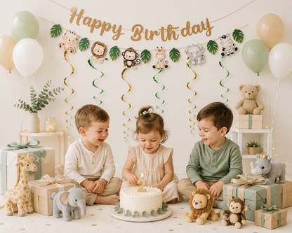 Banderol joyeux anniversaire | Jungle Safari