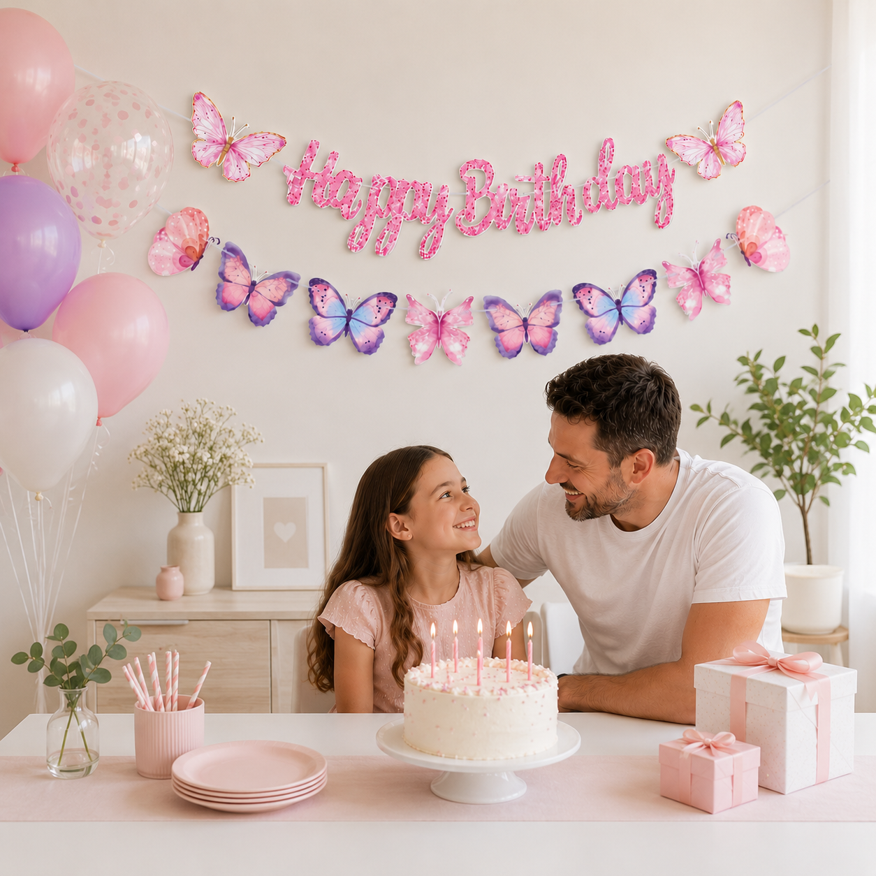 Bannière anniversaire | Papillon Féérique