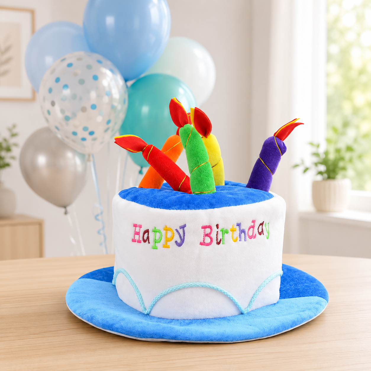 Birthday Cake Hat Birthday Candle Hat Adult Happy Birthday Party Decor Kids Hat Birth Gift Decor