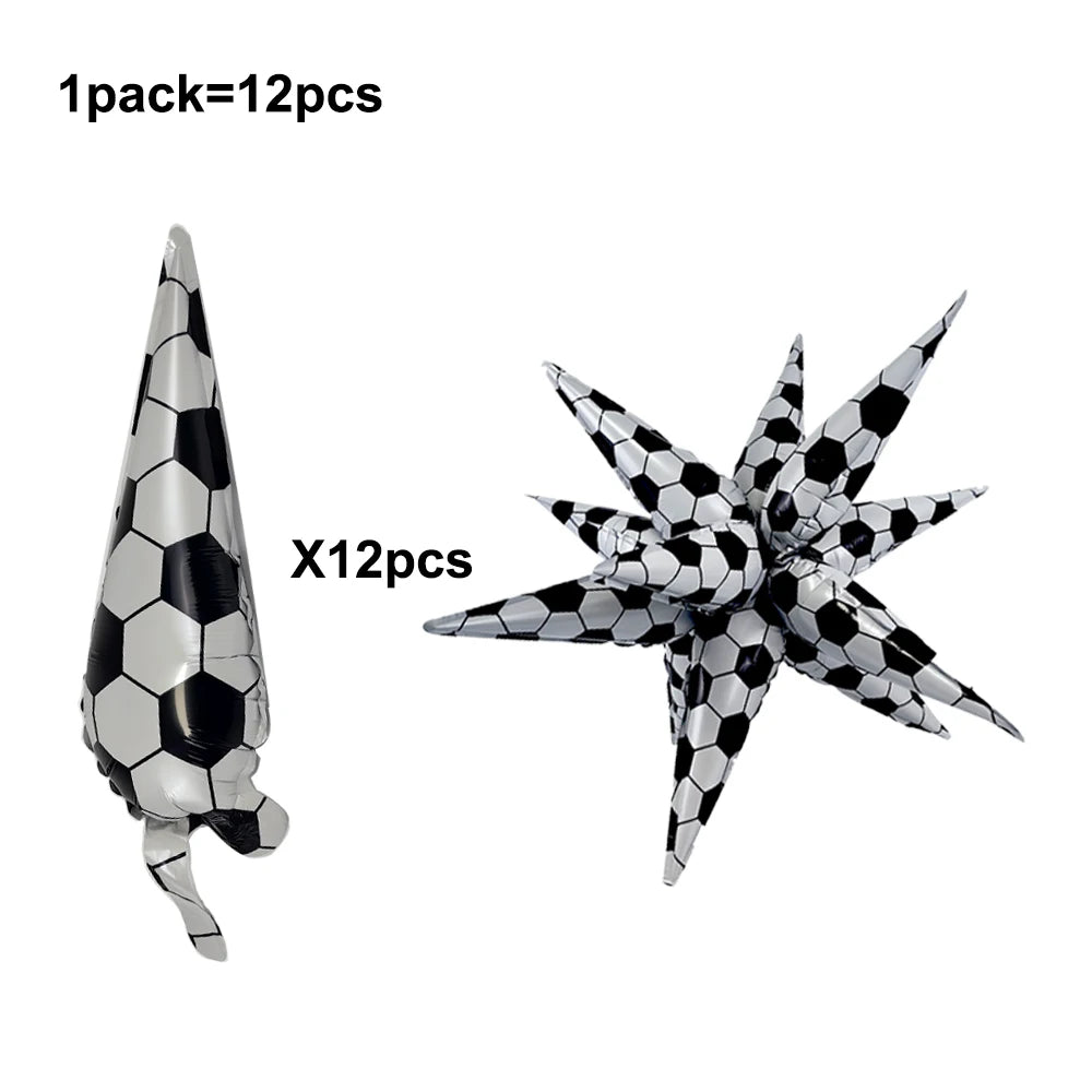 Ballon anniversaire football etoile