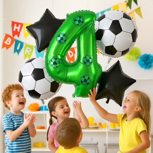 Ballon anniversaire football fete enfants