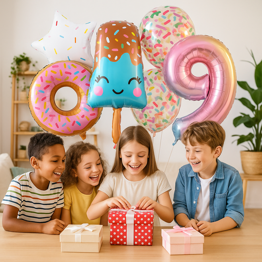 Ensemble fudge donut confetti chiffre neuf enfants cadeaux