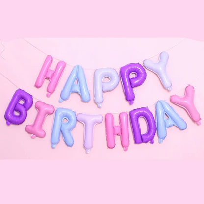 Banderol joyeux anniversaire | Ballons Lettres