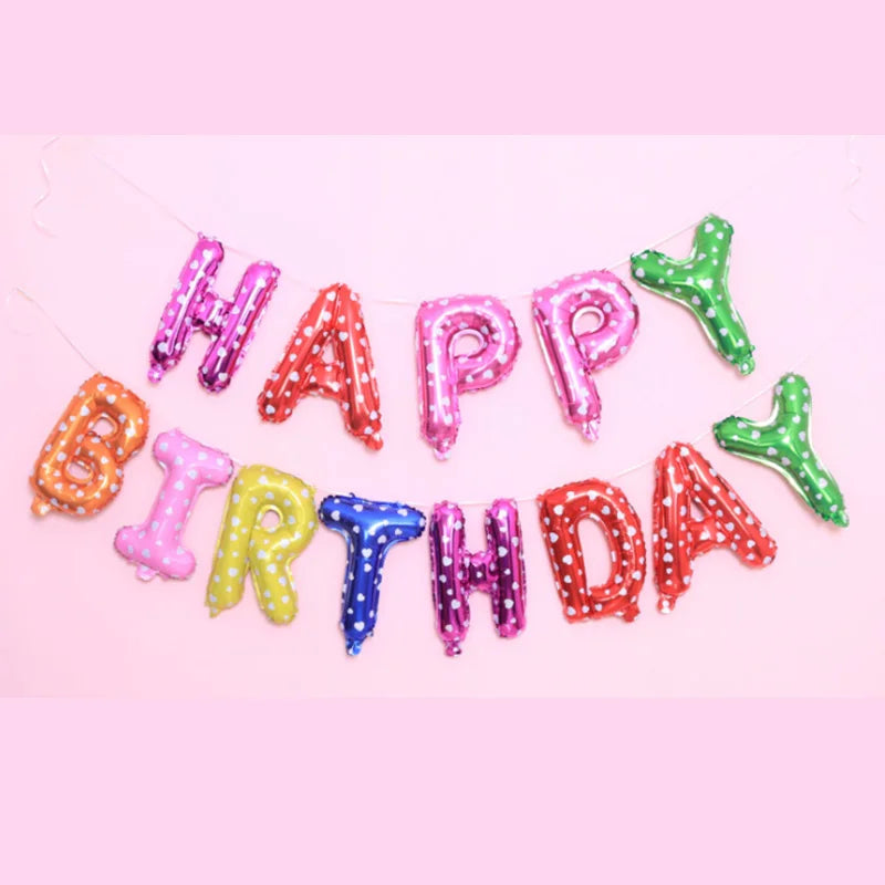 Banderol joyeux anniversaire | Ballons Lettres