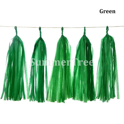 Guirlande Anniversaire à Pompons | Décoration Suspendue | 14 pces