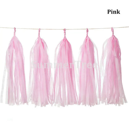 Guirlande Anniversaire à Pompons | Décoration Suspendue | 14 pces