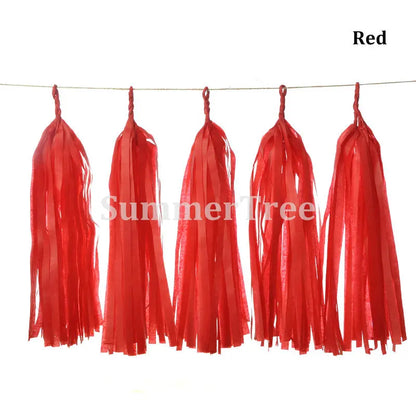 Guirlande Anniversaire à Pompons | Décoration Suspendue | 14 pces