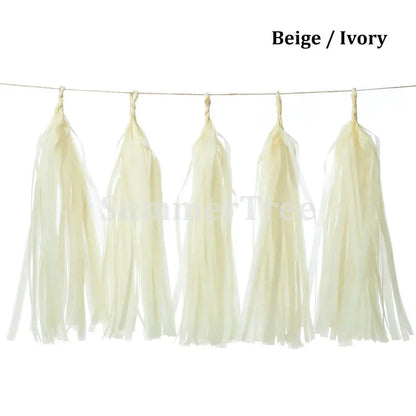 Guirlande Anniversaire à Pompons | Décoration Suspendue | 14 pces