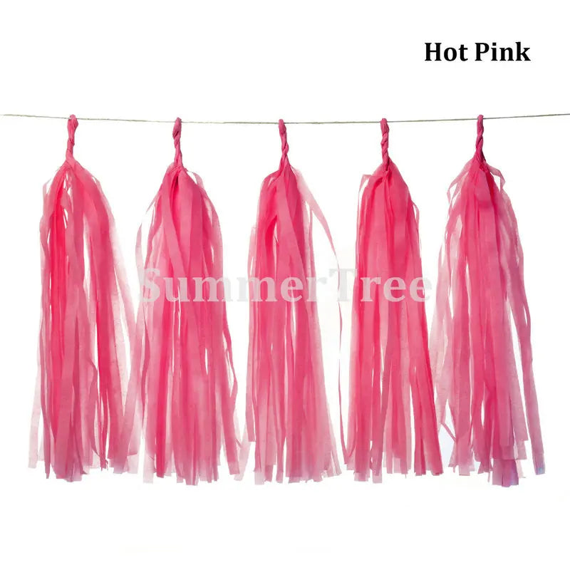 Guirlande Anniversaire à Pompons | Décoration Suspendue | 14 pces