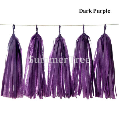 Guirlande Anniversaire à Pompons | Décoration Suspendue | 14 pces