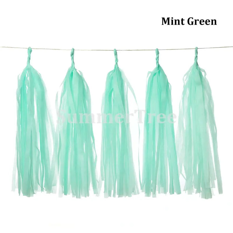 Guirlande Anniversaire à Pompons | Décoration Suspendue | 14 pces