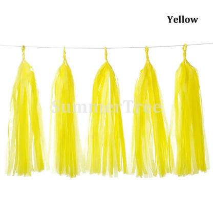 Guirlande Anniversaire à Pompons | Décoration Suspendue | 14 pces