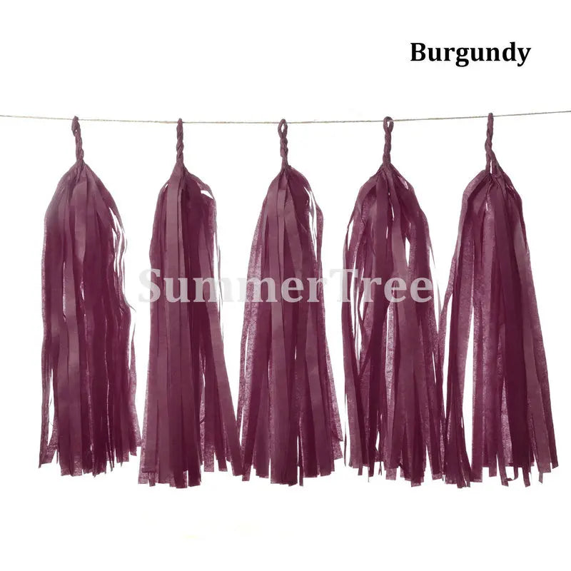 Guirlande Anniversaire à Pompons | Décoration Suspendue | 14 pces