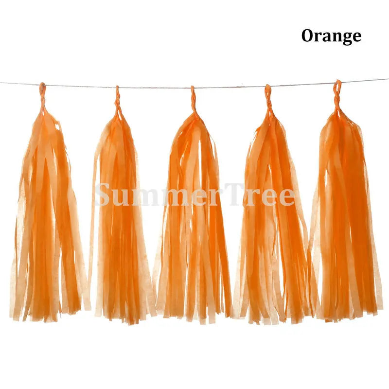 Guirlande Anniversaire à Pompons | Décoration Suspendue | 14 pces