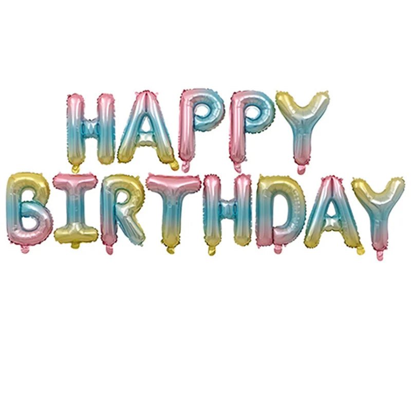 Banderol joyeux anniversaire | Ballons Lettres