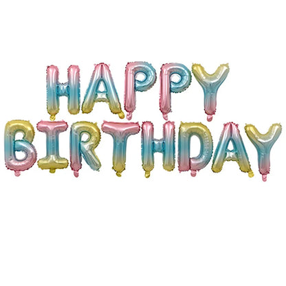 Banderol joyeux anniversaire | Ballons Lettres