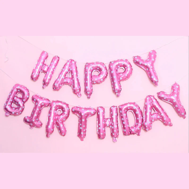 Banderol joyeux anniversaire | Ballons Lettres