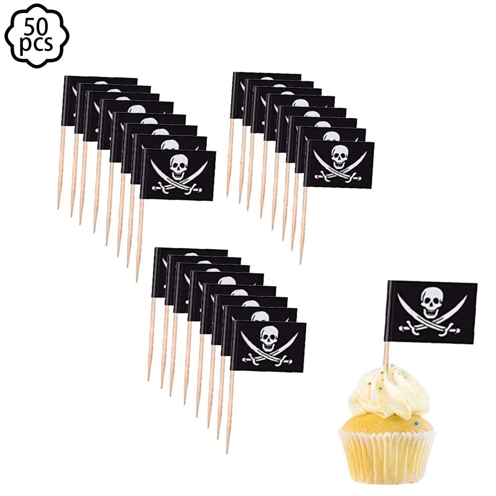 Cake Topper Pirate | Décorations Cupcakes